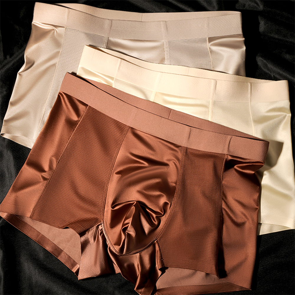 Multi Pack Underwear - L-4XL роскошные атласные мужские трусы из