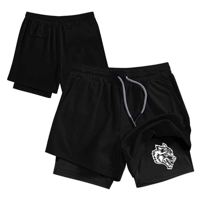 Compression Shorts Athletes - Мужские спортивные шорты 2-в-1 для бега