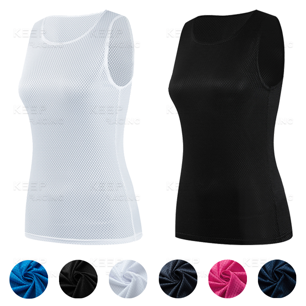 Sleeveless Undershirt - Женский велосипедный базовый слой, красочный велосипедный