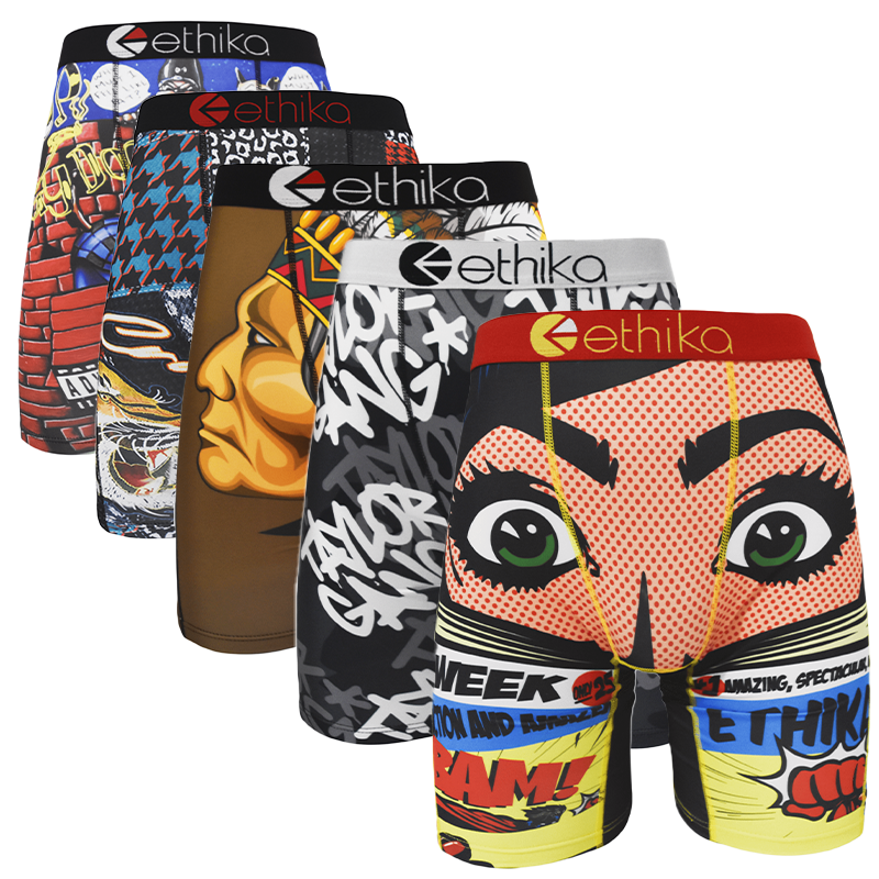 Multi Pack Underwear - Мужские спортивные трусы-боксеры с длинными штанинами