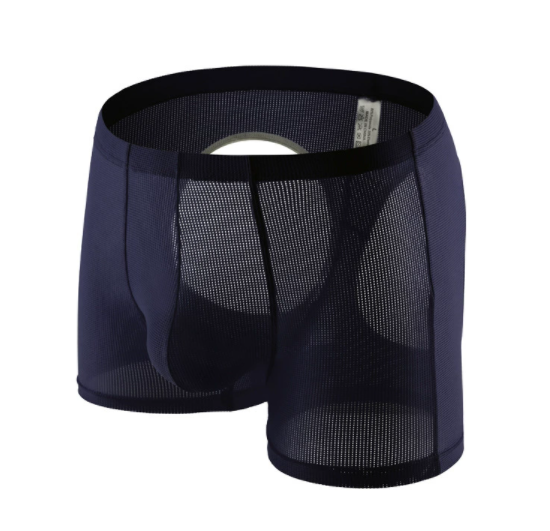 Mesh Sport Boxer - Мужские шорты-боксеры с открытыми ягодицами, дышащая