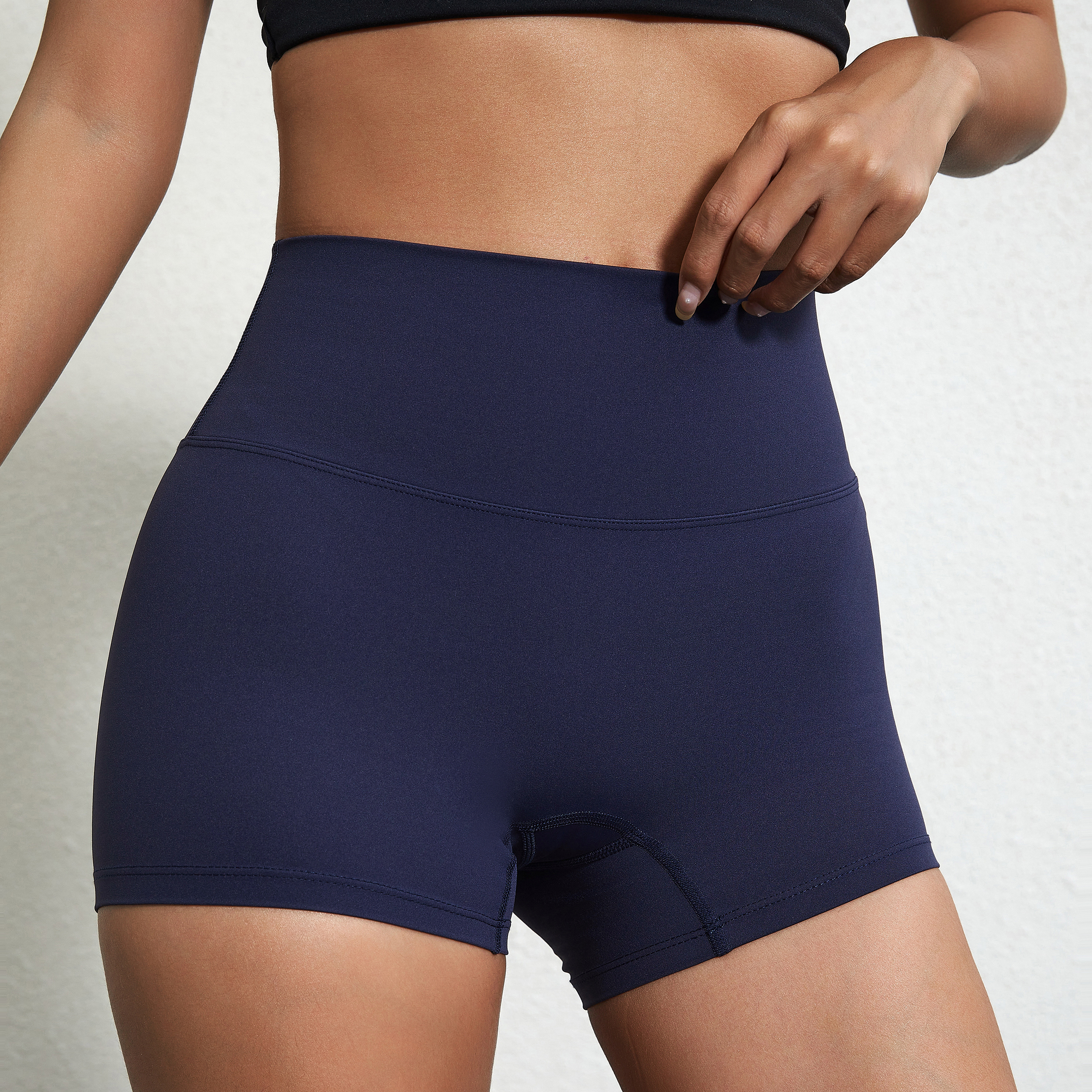 Compression Shorts Athletes - Сексуальные однотонные мягкие колготки для йоги