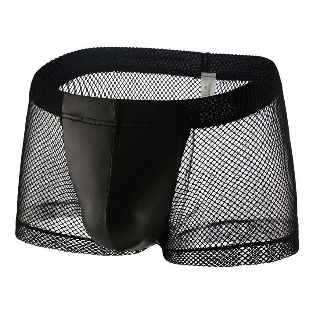 Pouch Boxer Pouch - Мужские сетчатые прозрачные боксеры с дышащей