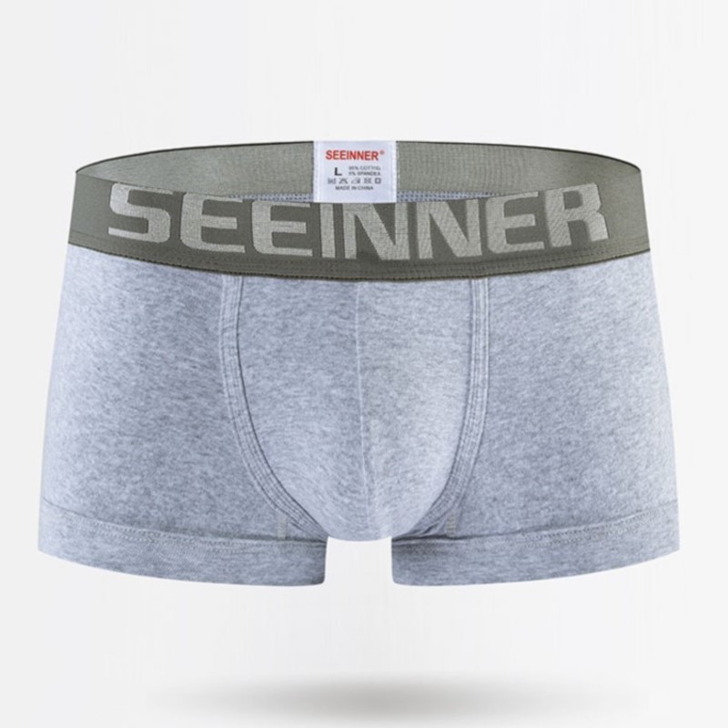 Boxer Brief Pack Cotton - Мужские шорты-боксеры Seeinner, хлопковое нижнее белье