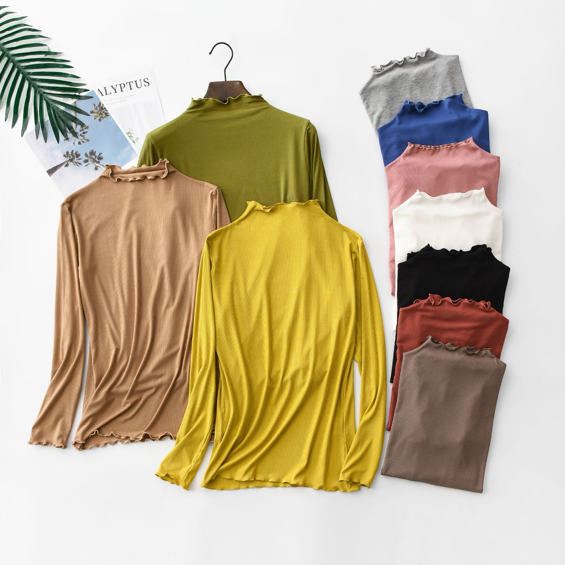 Undershirt Crew Neck - Футболка женская с длинным рукавом, базовый