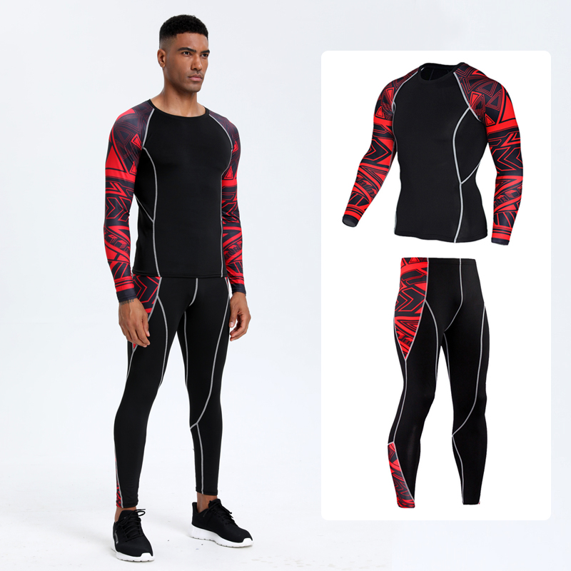 Compression Long Pant - Мужской спортивный костюм для фитнеса PRO: