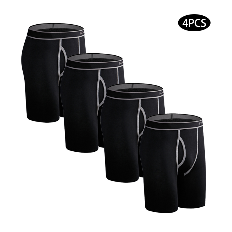 Boxer Brief Pack Cotton - 4 шт. длинное хлопковое нижнее белье,