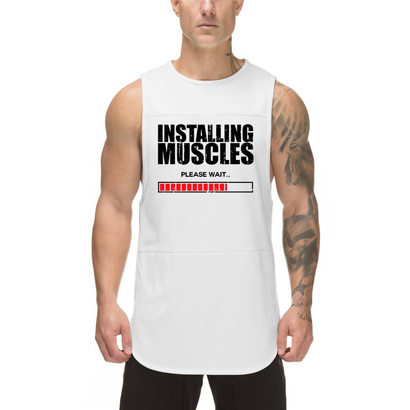 Sleeveless Undershirt - Летняя мужская спортивная майка с простым
