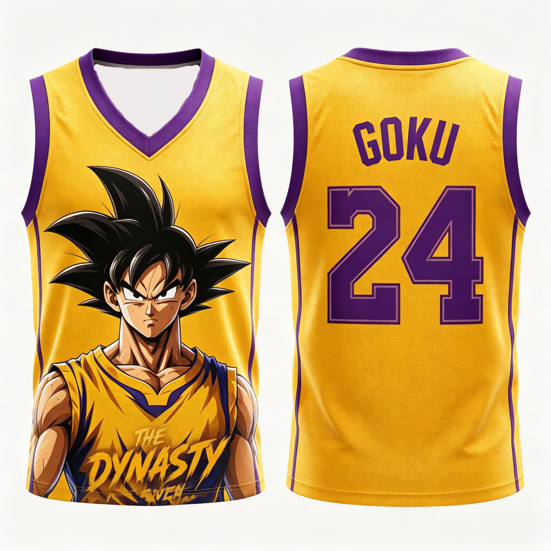 Sleeveless Undershirt - Баскетбольная майка Dragon Ball Goku No.24