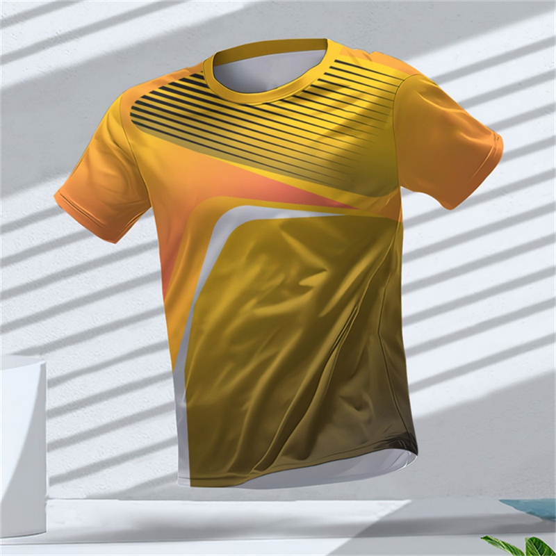 T Shirt Tight Fit - Мужская спортивная футболка с коротким рукавом,