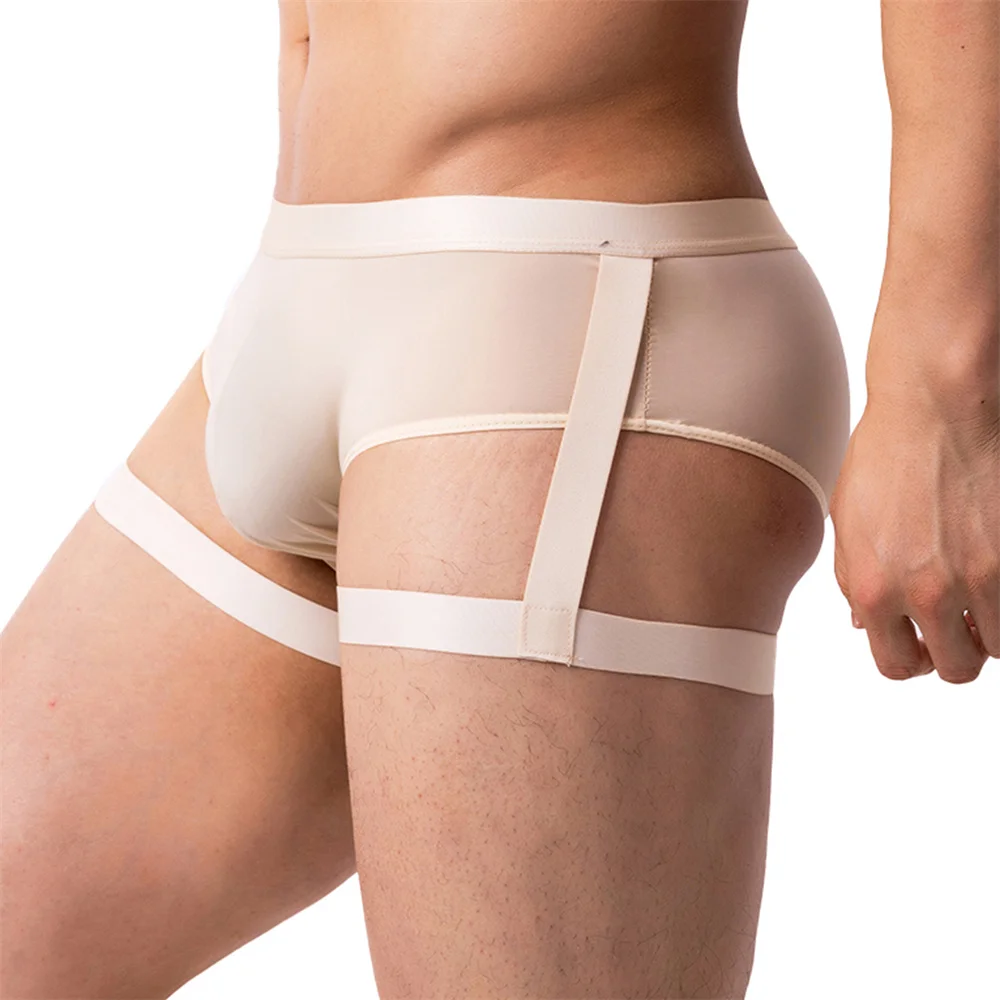 Bamboo Fiber Trunk - Мужские однотонные боксеры, нижнее белье, трусы