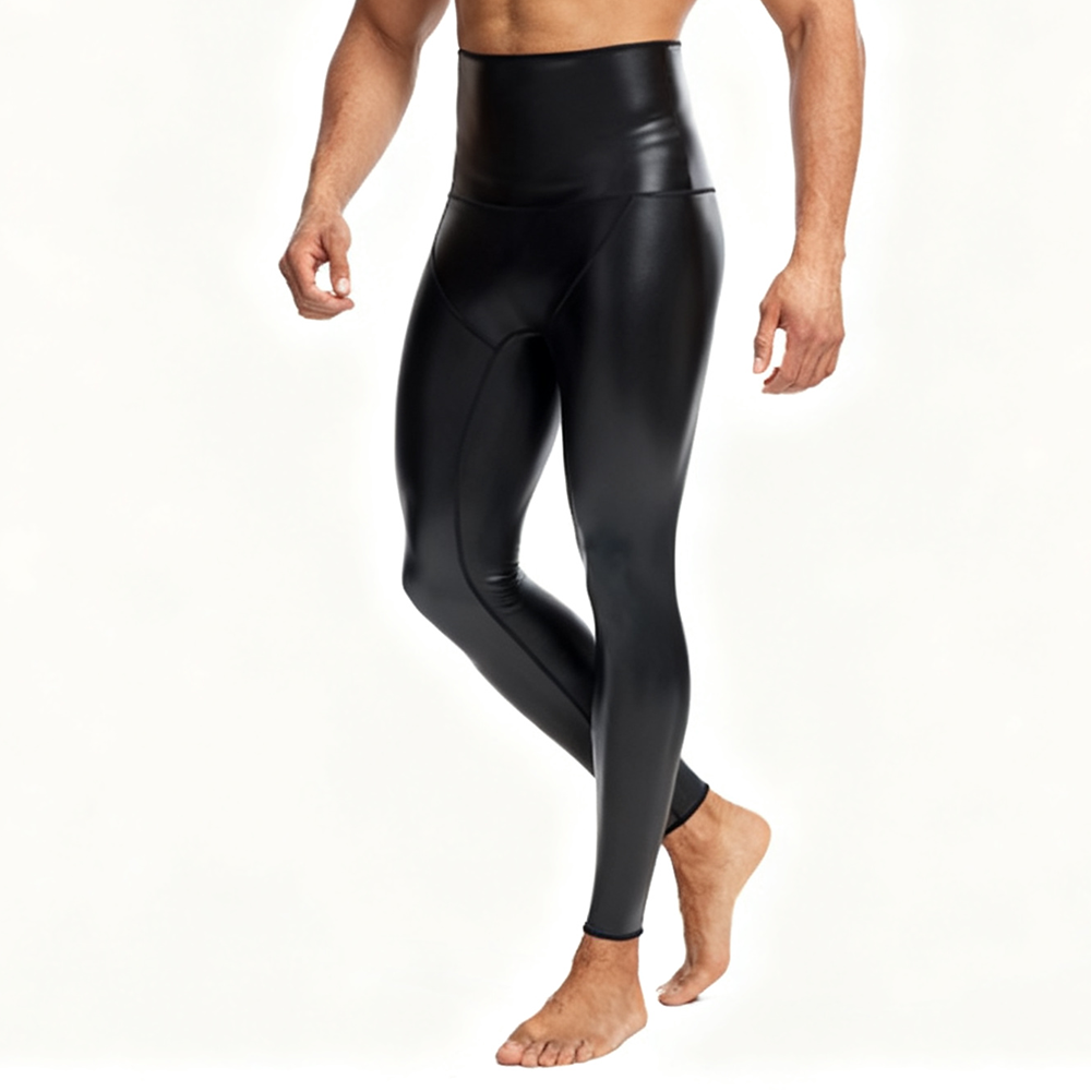 Compression Long Pant - Сексуальные мужские длинные брюки из искусственной