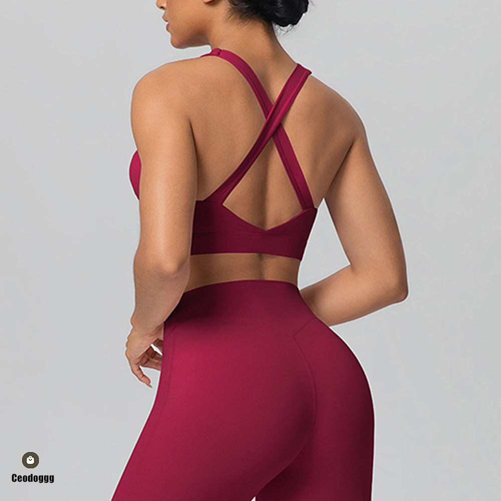 Suspender Tank Top - Спортивный бюстгальтер-топ с перекрестными лямками для