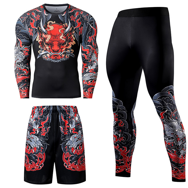 2/3 шт., мужской спортивный ко – обзор и цена Compression Long Pant
