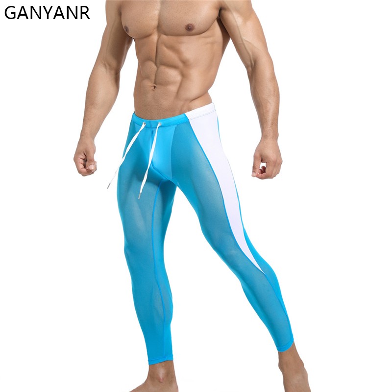 GANYANR колготки для бега, муж – обзор и цена Compression Long Pant