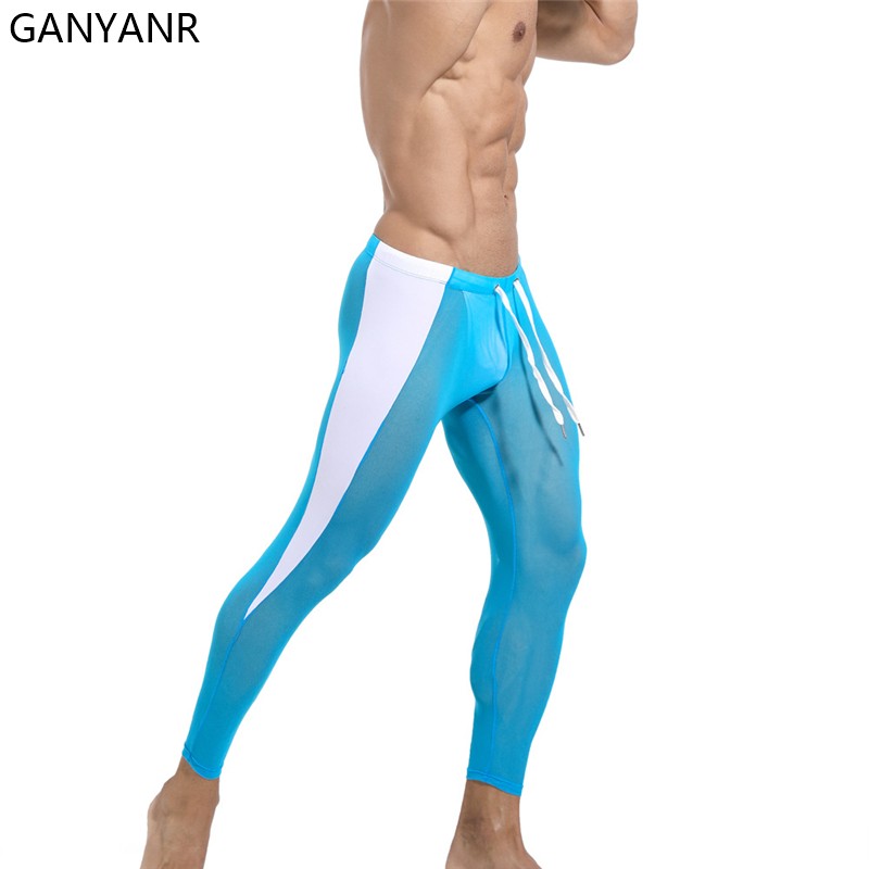 GANYANR колготки для бега, муж – обзор и цена Compression Long Pant
