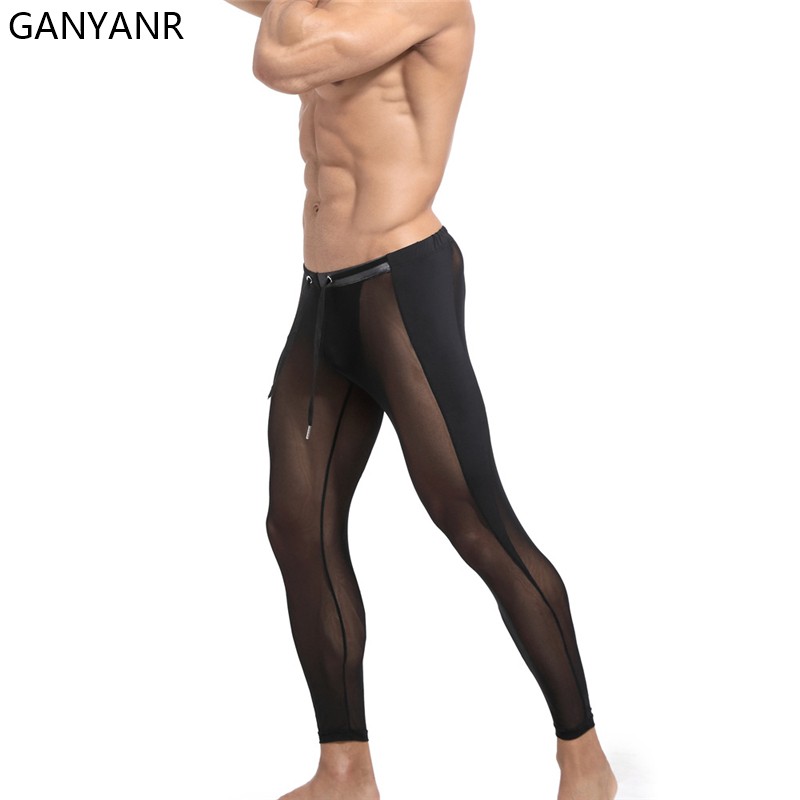 GANYANR колготки для бега, муж – обзор и цена Compression Long Pant