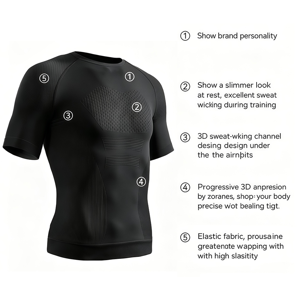 Мужские компрессионные футболк – обзор и цена Base Layer Top