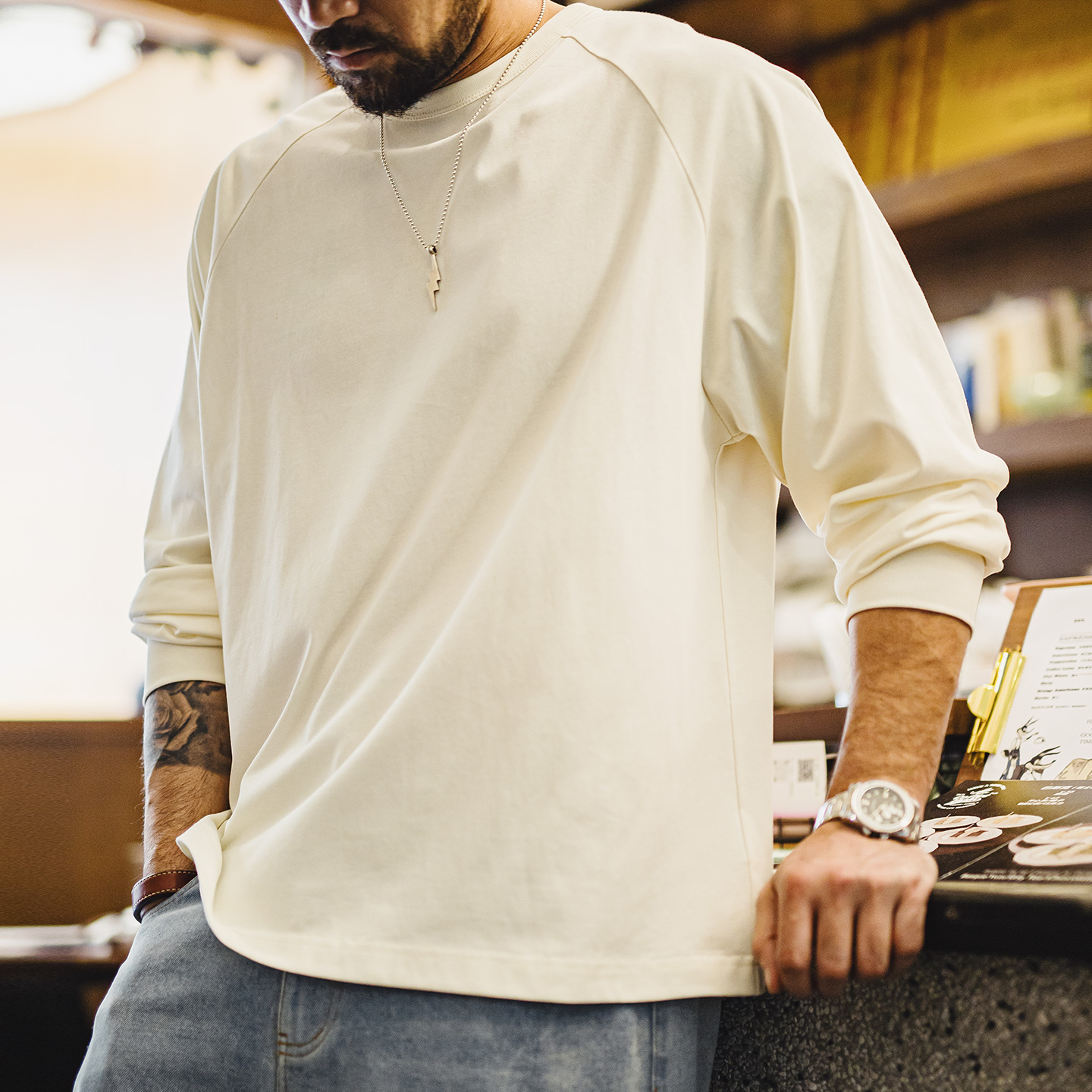 Мужская белая футболка с длинн – обзор и цена Base Layer Top