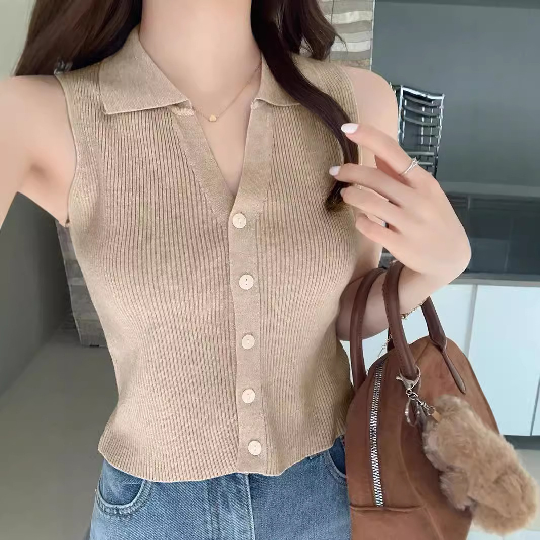 Милый женский облегающий топ-б – обзор и цена Sleeveless Undershirt