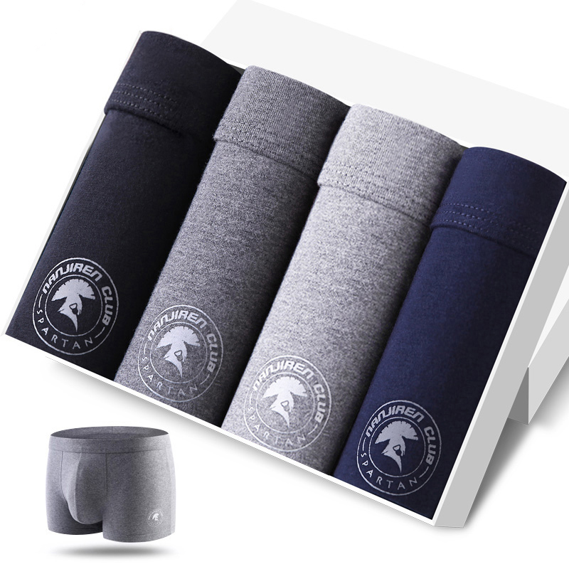4 шт., мужские хлопковые трусы – обзор и цена Boxer Brief Pack Cotton