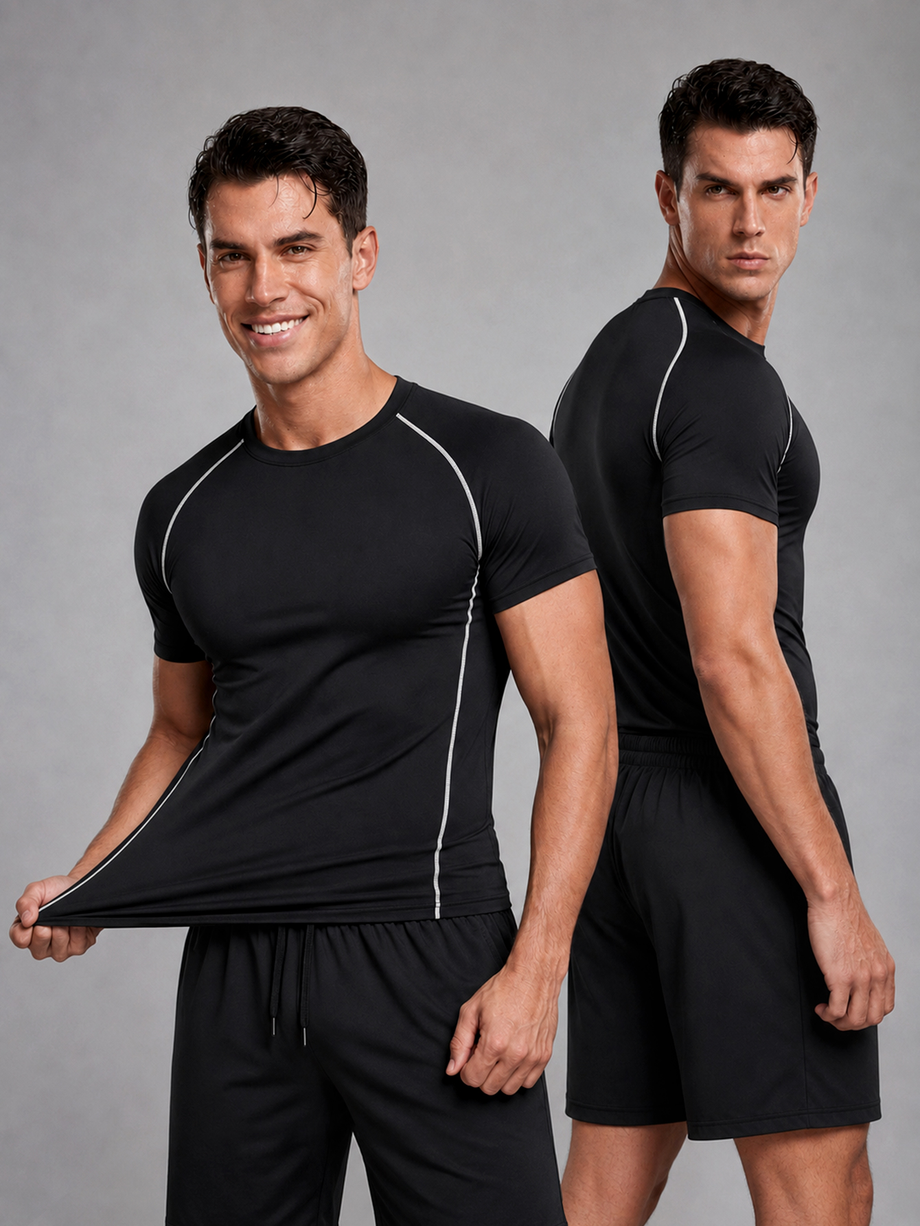 Мужской спортивный комплект из – обзор и цена Compression Shorts Athletes