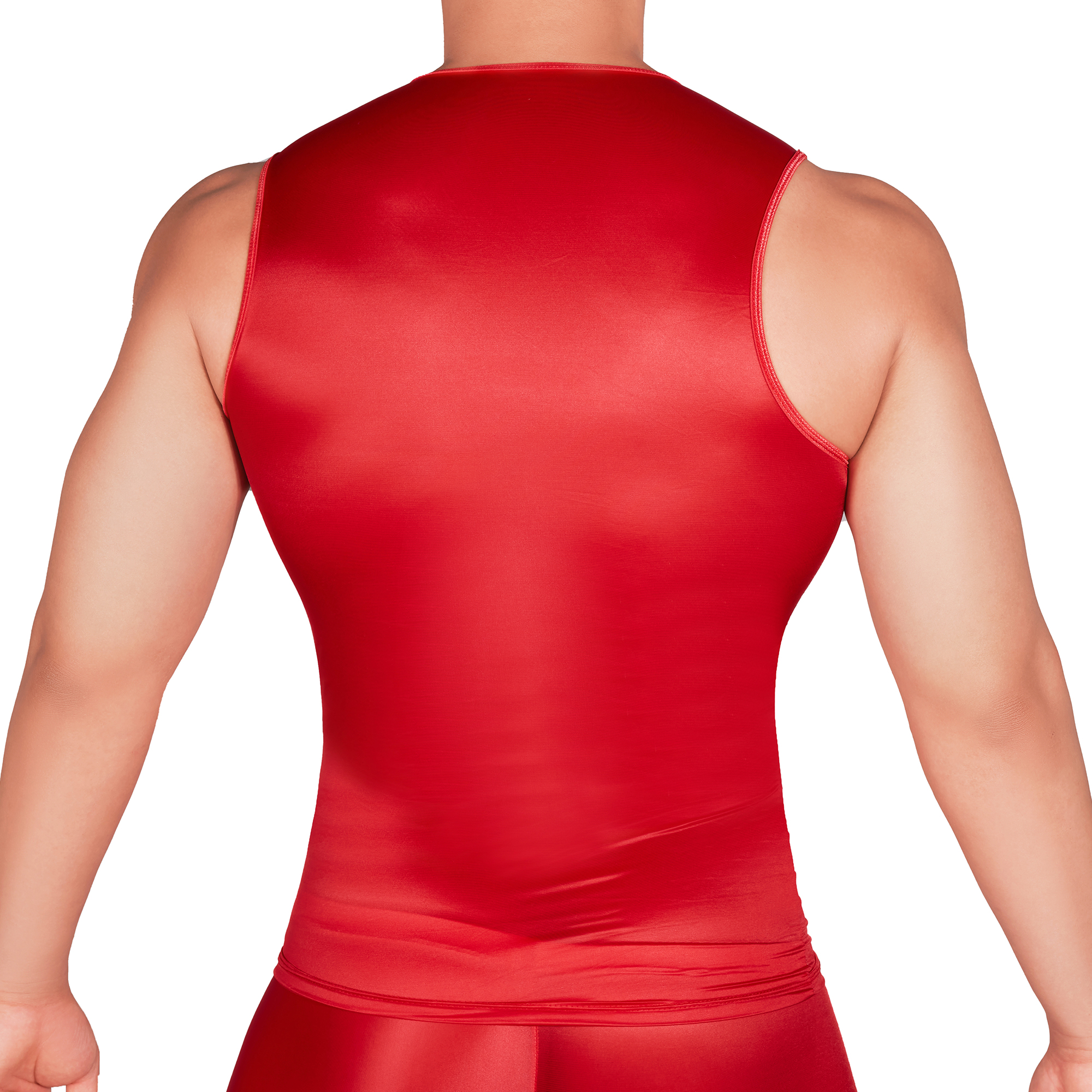 Мужские однотонные облегающие  – обзор и цена Sleeveless Undershirt
