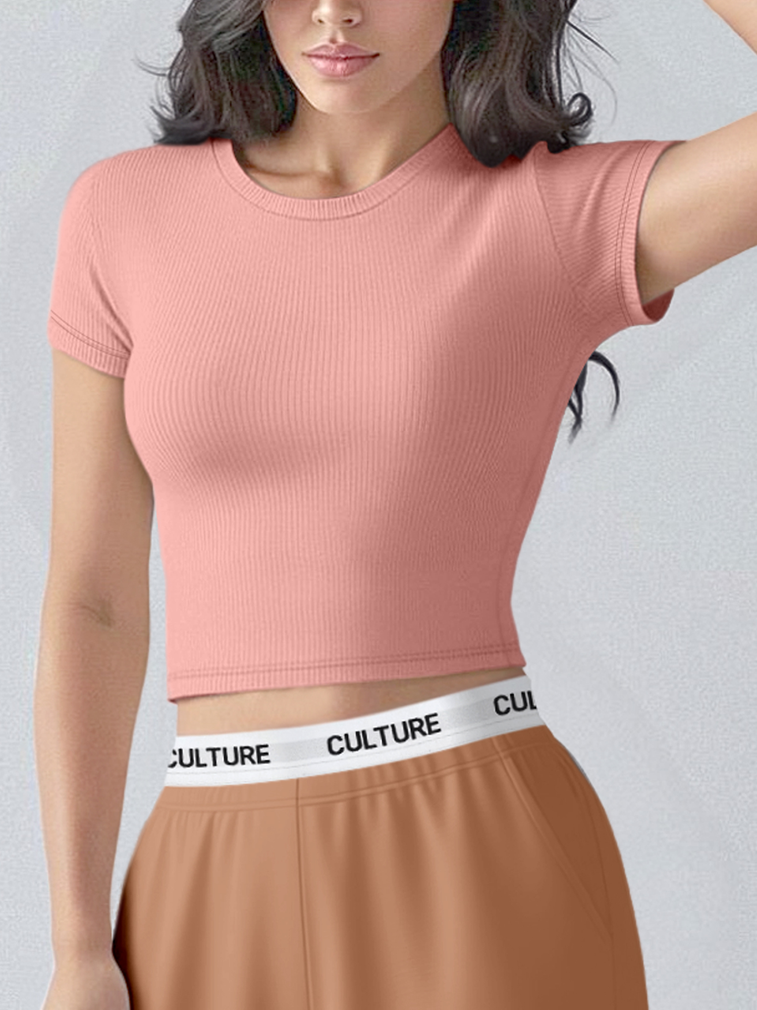 Универсальный укороченный топ  – обзор и цена Undershirt Crew Neck