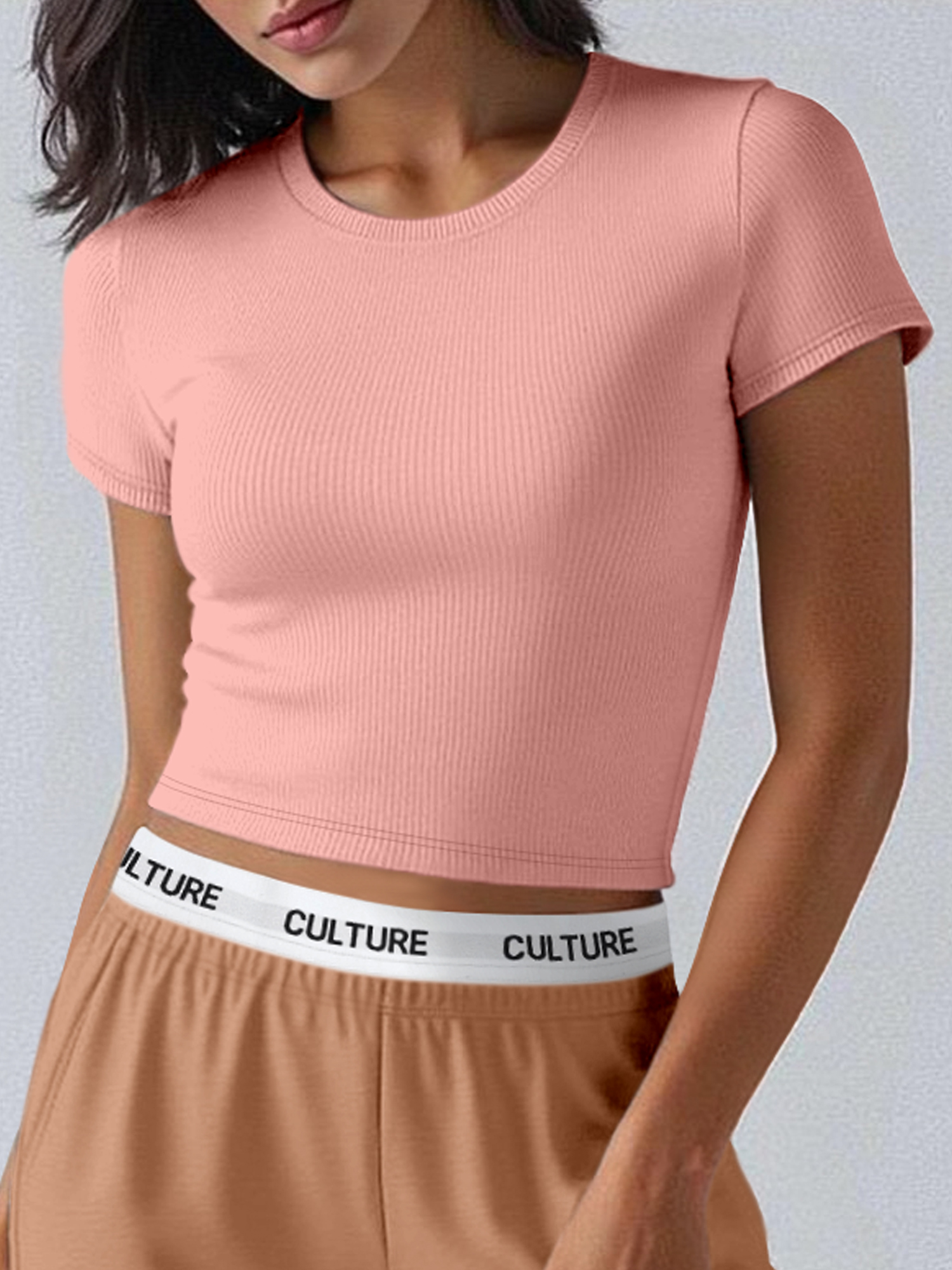 Универсальный укороченный топ  – обзор и цена Undershirt Crew Neck