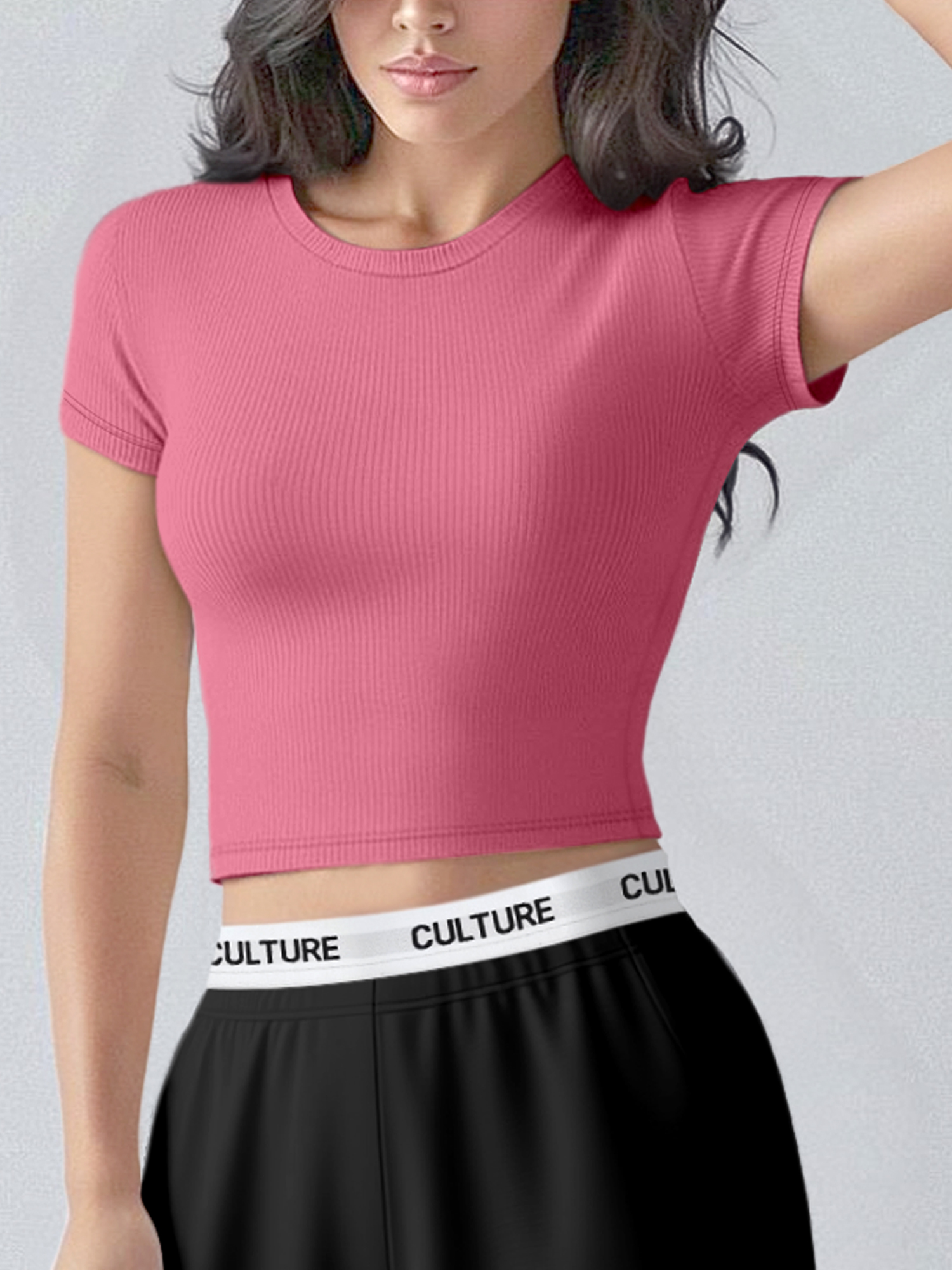Универсальный укороченный топ  – обзор и цена Undershirt Crew Neck