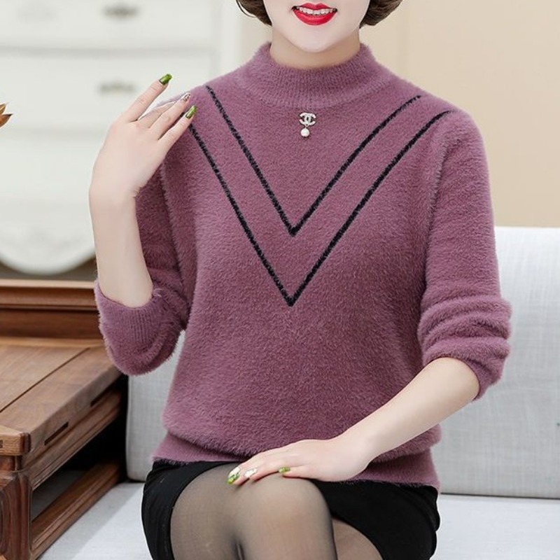 Женский осенне-зимний Однотонн – обзор и цена Undershirt Crew Neck