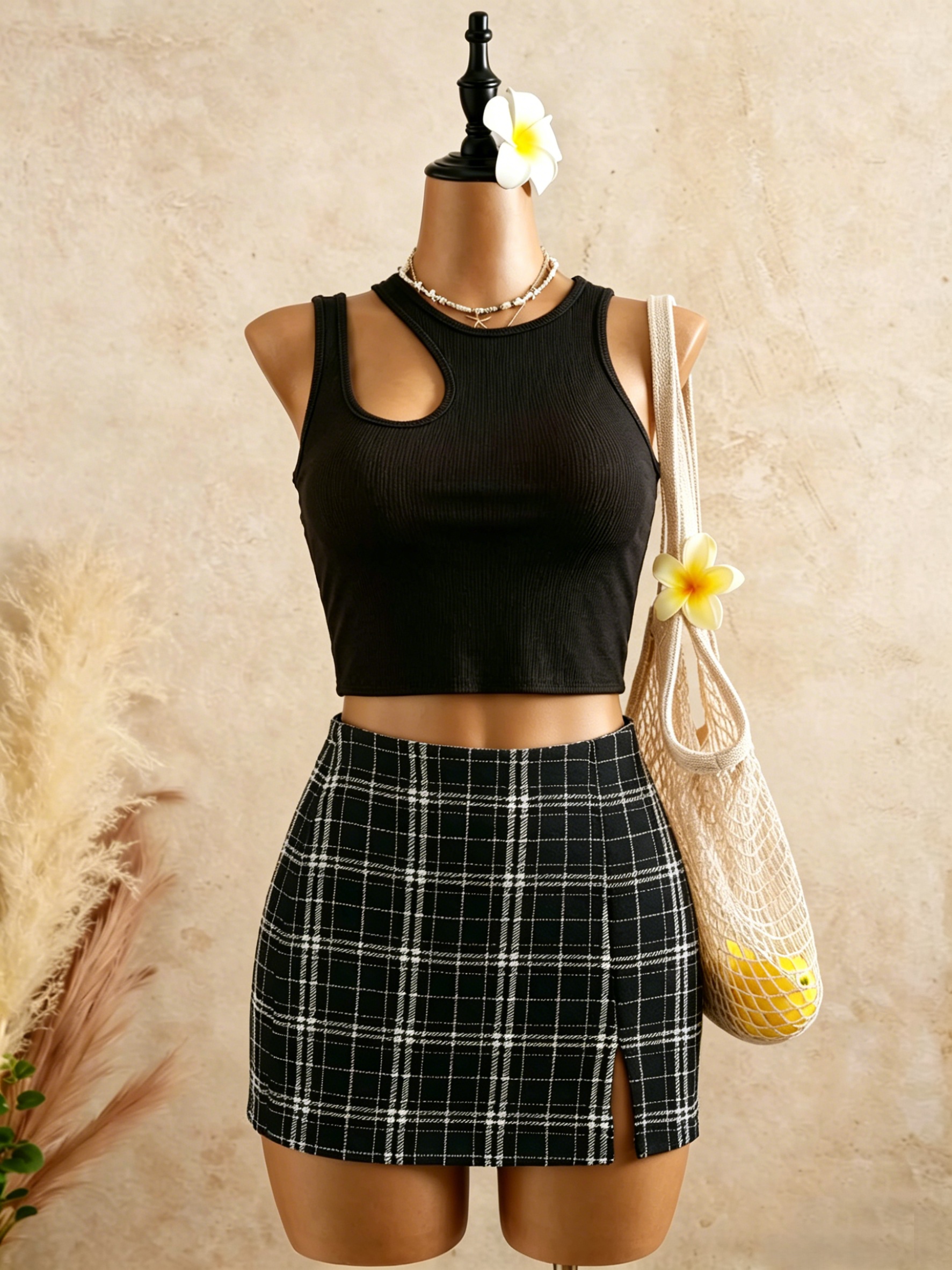 Комплект из 2 предметов: женск – обзор и цена Tank Top Ribbed