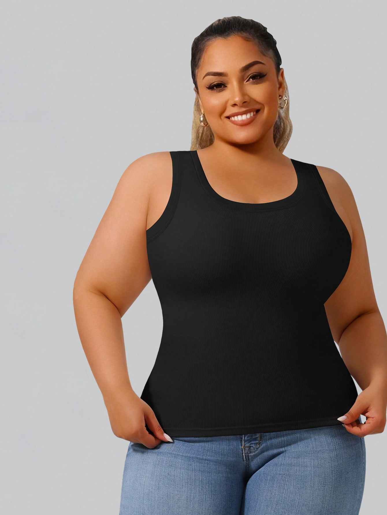 Женский укороченный топ из эла – обзор и цена Tank Top Ribbed