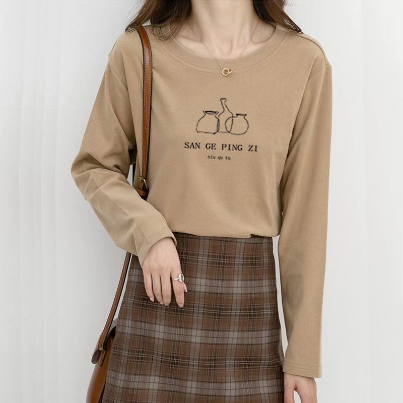 Женские термокофты в корейском – обзор и цена Undershirt Crew Neck