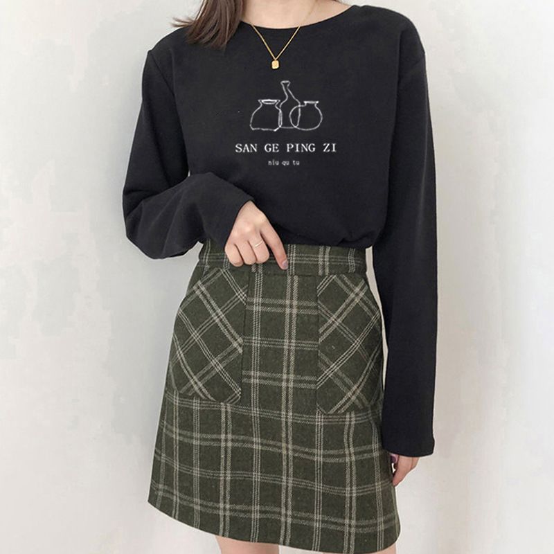 Женские термокофты в корейском – обзор и цена Undershirt Crew Neck